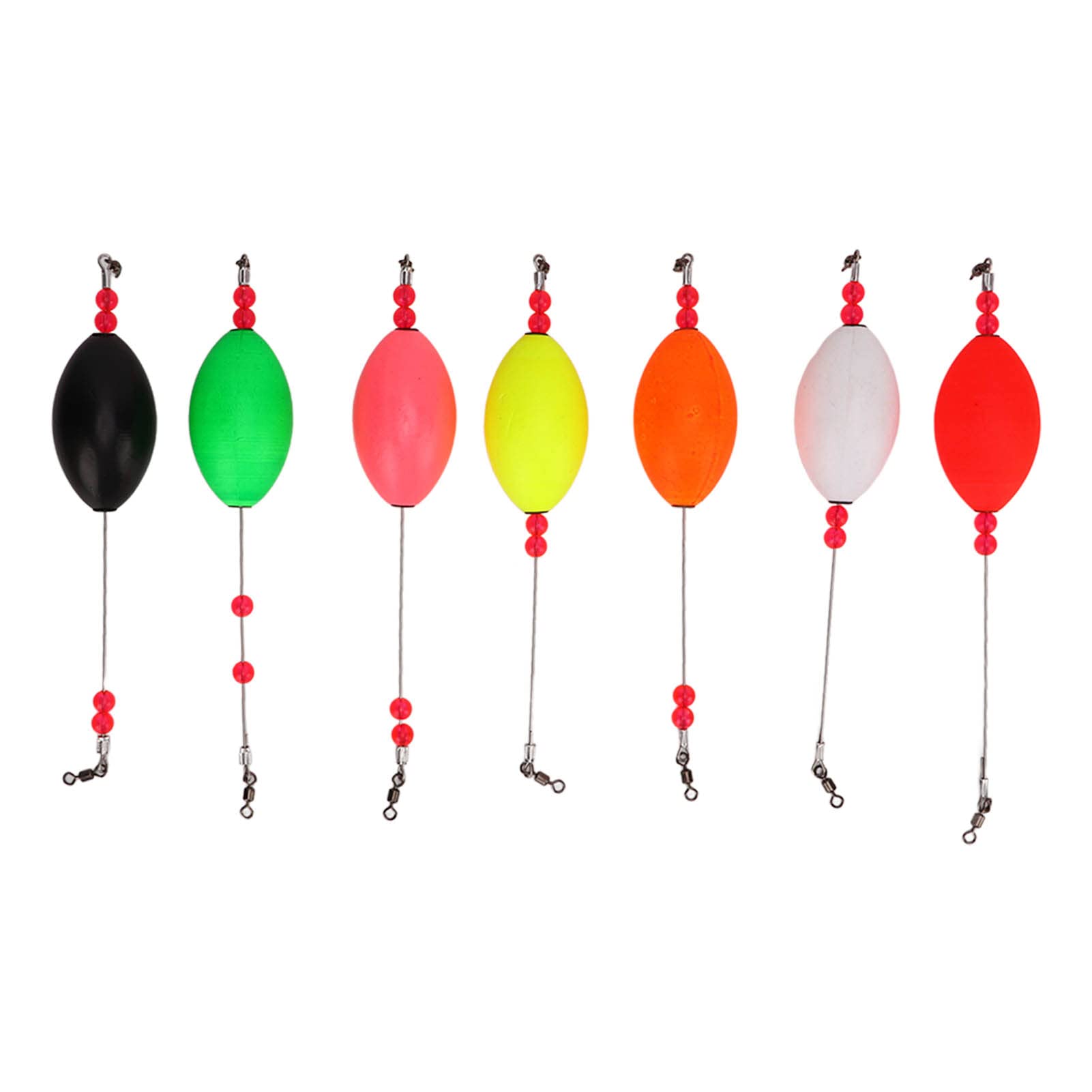 **SUNGOOYUE 7Pcs Sensitive Lightweight Fishing Floats - Bright Color Anti-Collision Bobbers for Long Distance Sea Fishing - Perfect for Saltwater, Freshwater, and Surf Fishing**