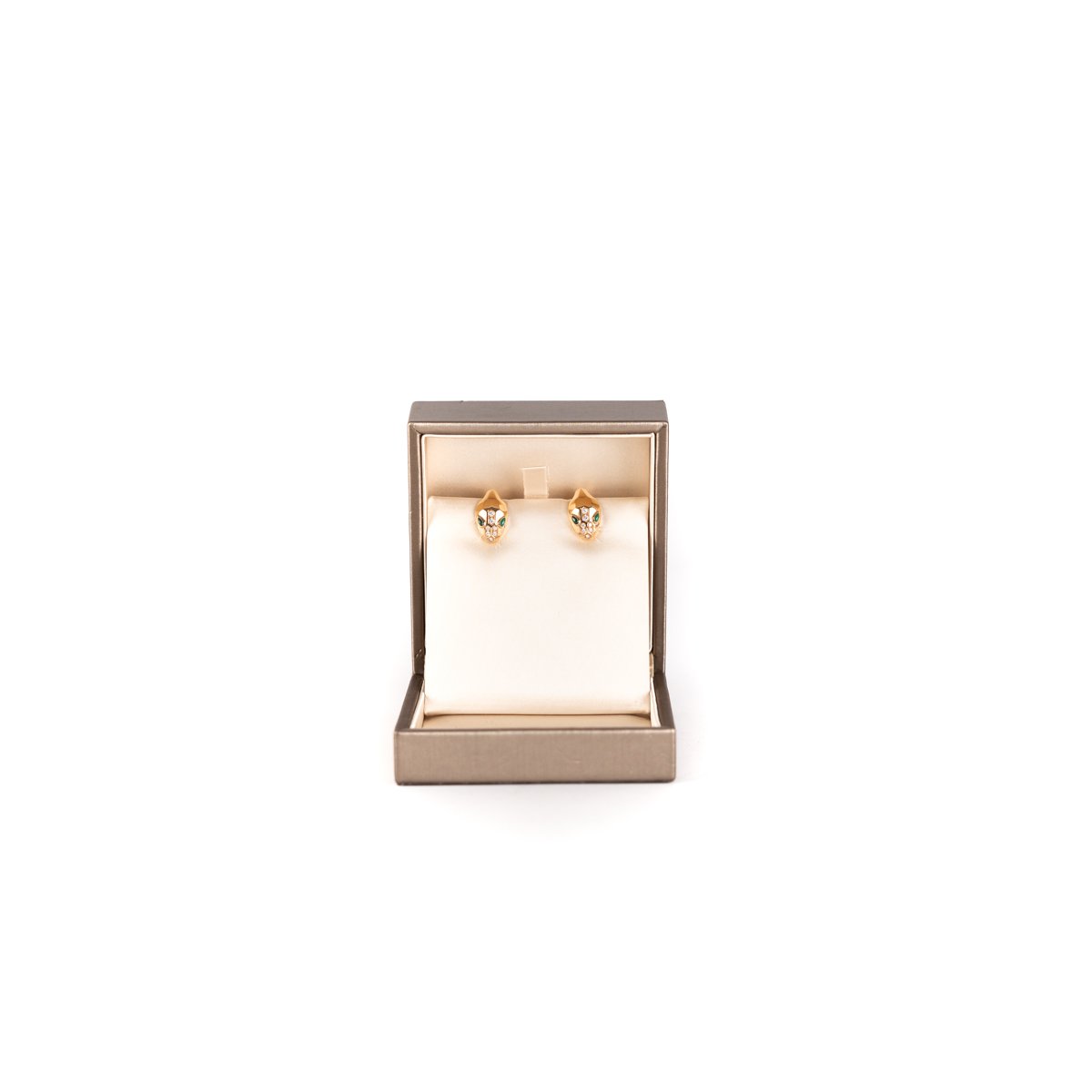 Bvlgari Serpenti Earrings for Women - Luxury Gold & Diamond Stud Earrings - Perfect for Parties, Weddings & Special Occasions
