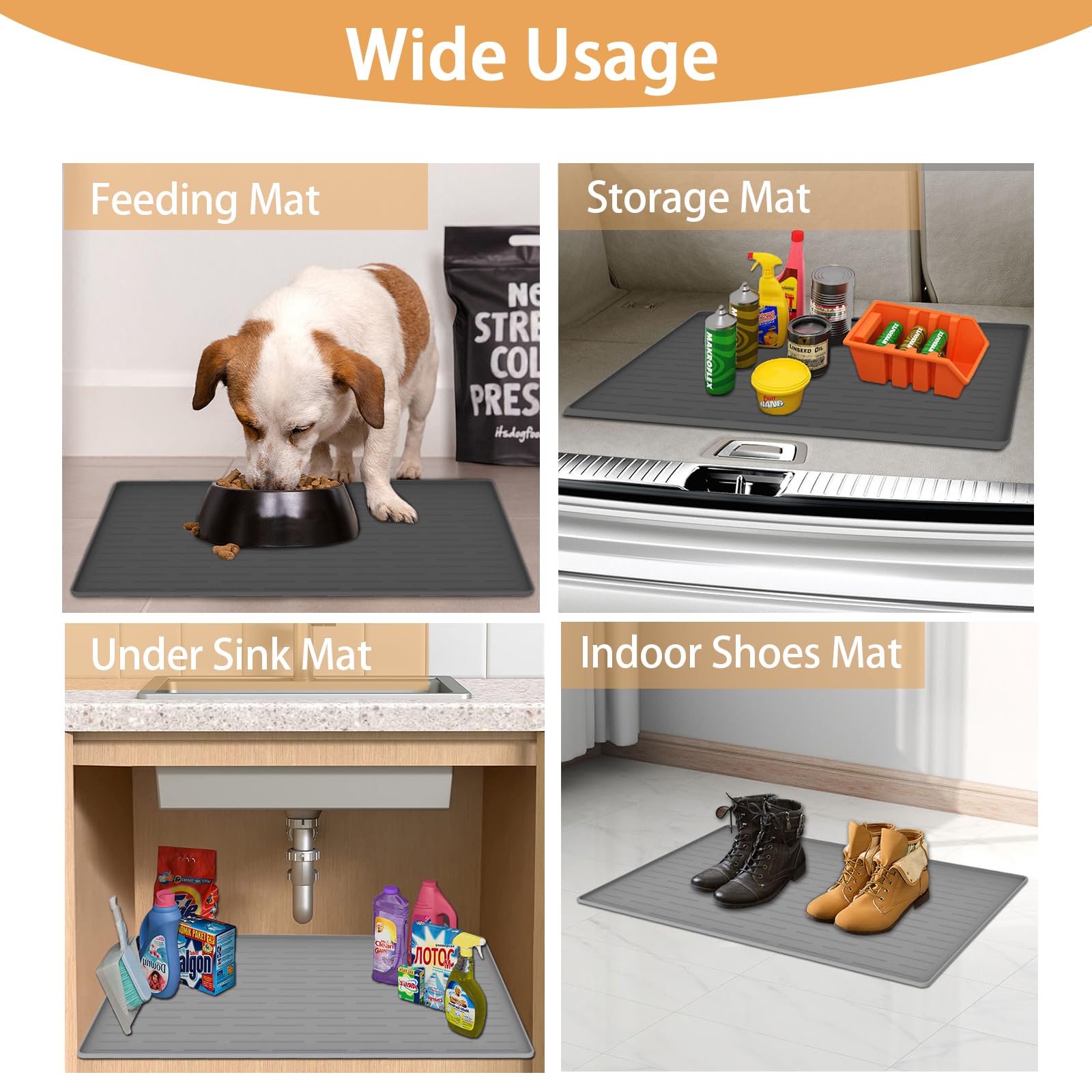 Premium Silicone Dog Food Mat - 18