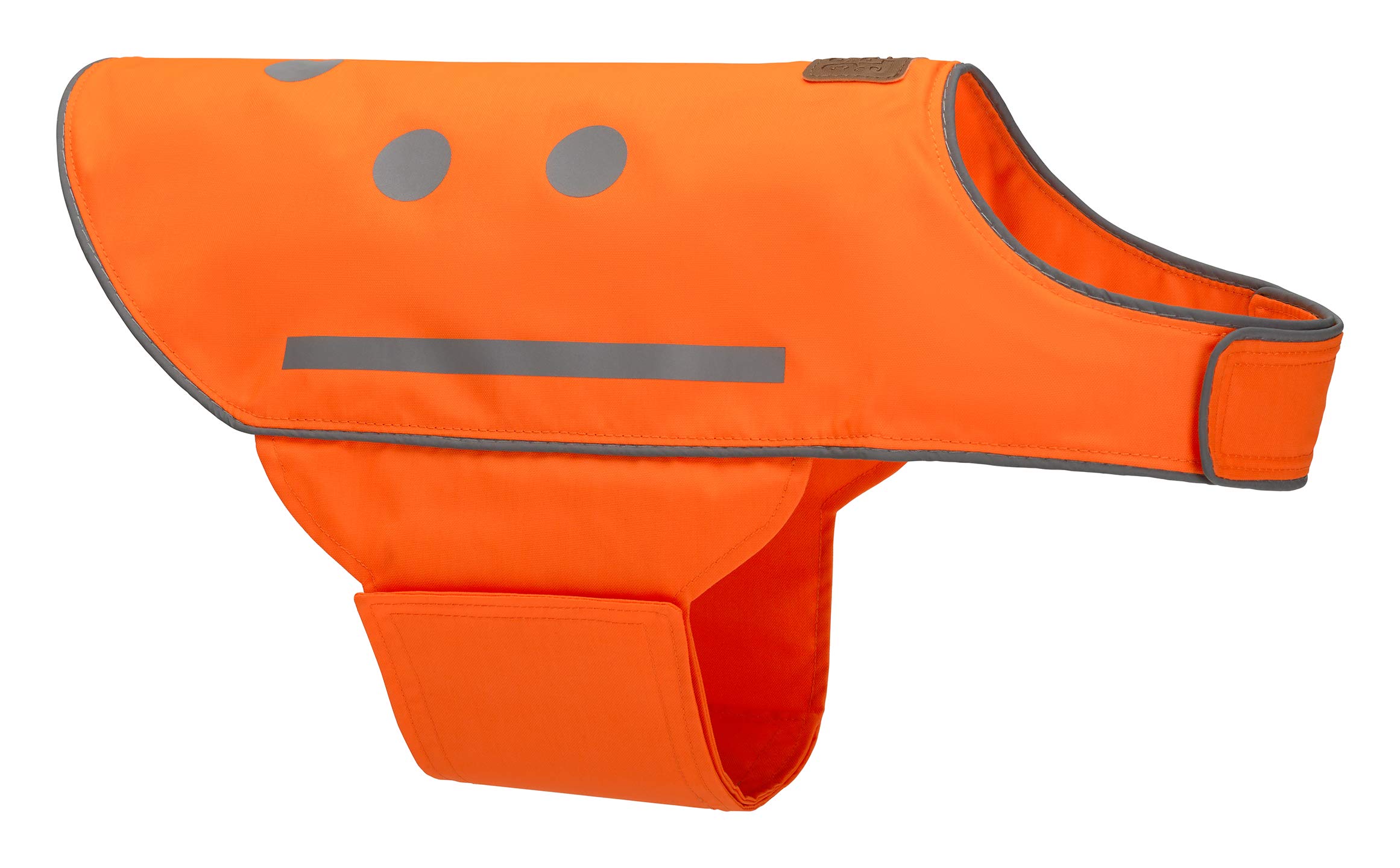 High Visibility Reflective Dog Vest - Adjustable Safety Vest for Walking, Hiking & Hunting | Fluorescent Blaze Orange Dog Apparel (Size L) - Perfect for Night Walks, Outdoor Adventures & Leash-Free Activities