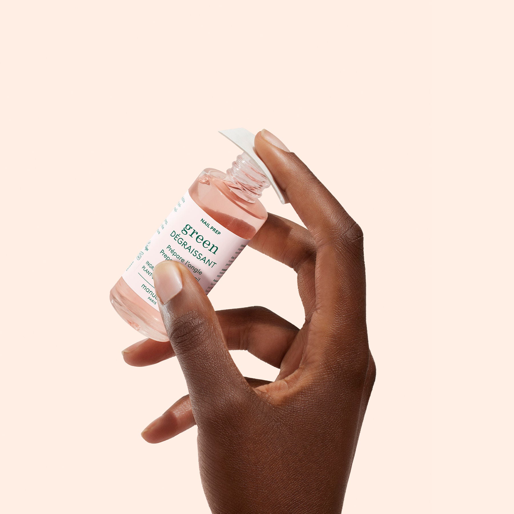 Manucurist Green Degreaser - Natural Nail Polish Remover for Gel & Acrylic Nails | Vegan, Cruelty-Free & Eco-Friendly | Perfect for Salon & At-Home Nail Care