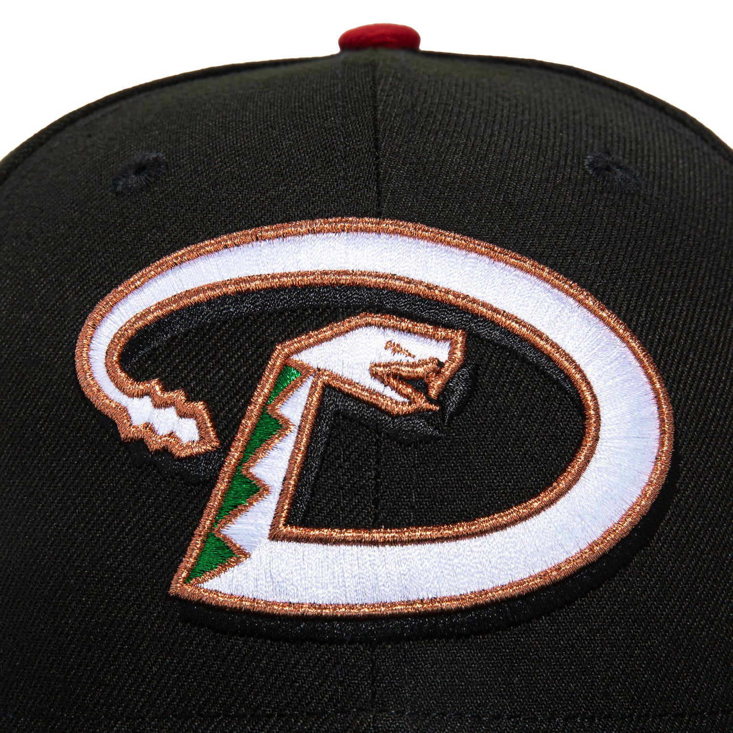 New Era 59Fifty MLB Arizona Diamondbacks 2001 World Series Patch Snapback Hat - Black & Green Baseball Cap for Men, Women - Perfect for Games, Fan Gear, Streetwear Fashion