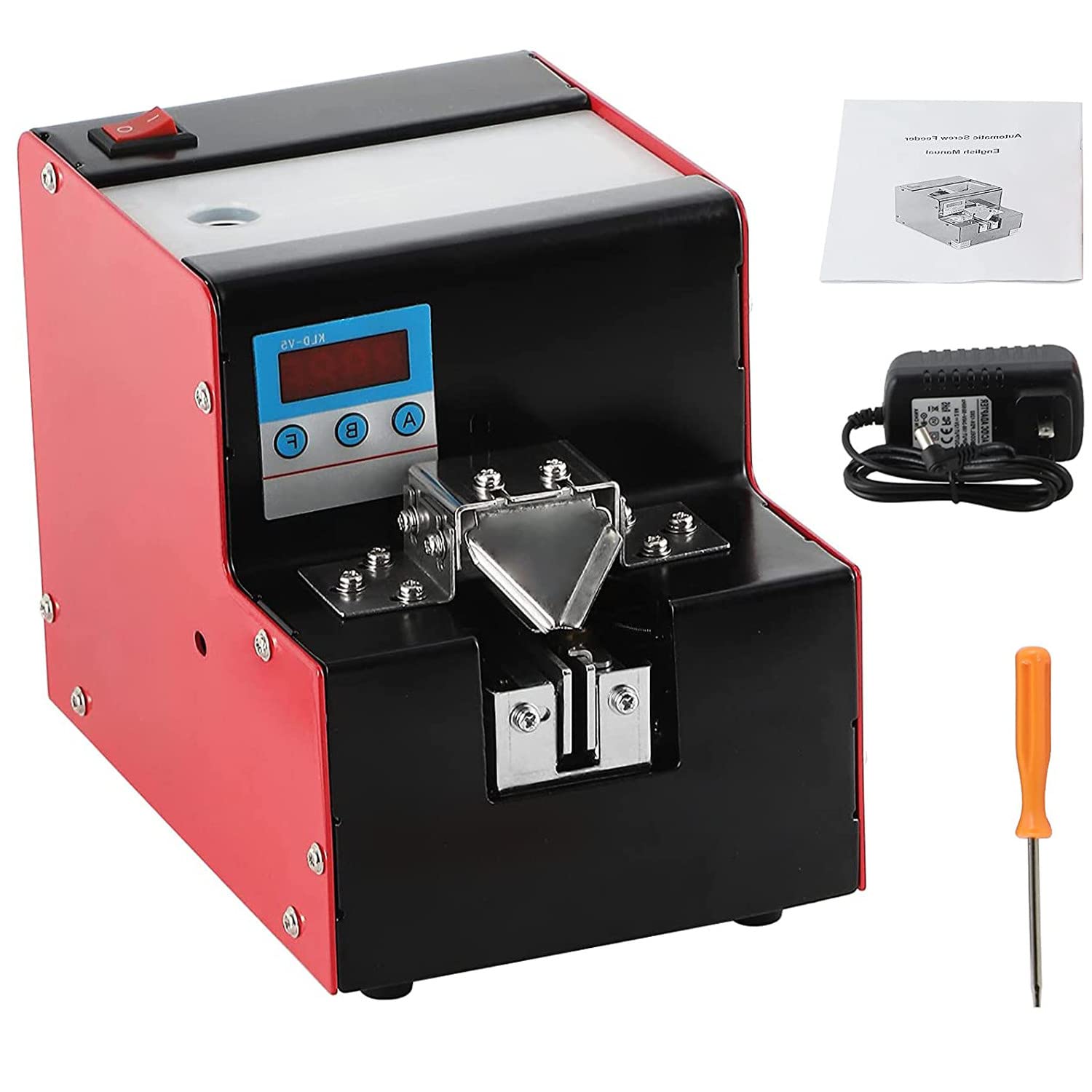 Precision Automatic Screw Feeder & Organizer - Adjustable Track Size for Electronics Industry | High-Efficiency Screw Sorting Machine for Assembly Lines & Manufacturing