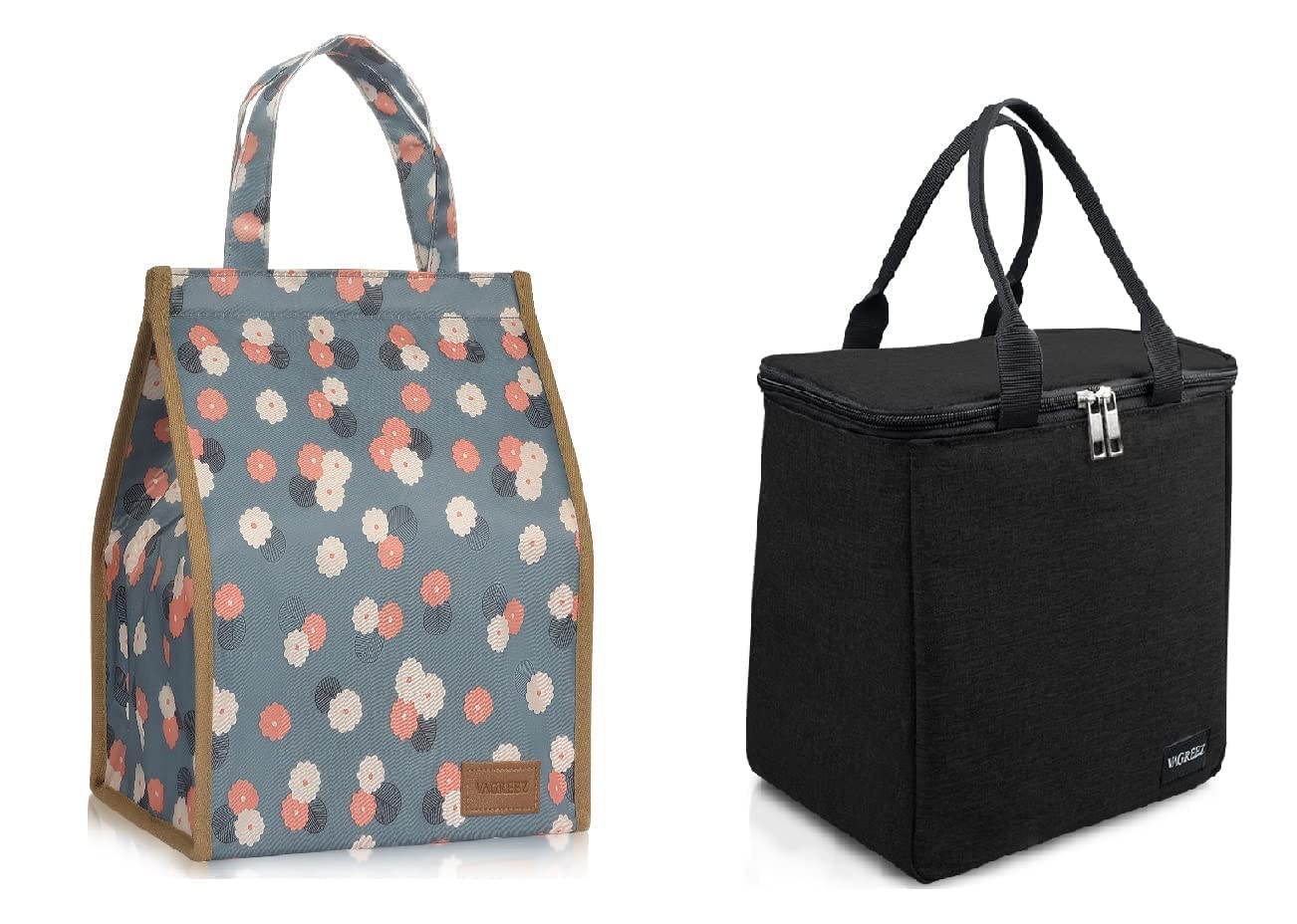 Large Insulated Lunch Bag for Women & Men - Zippered Tall Lunch Tote for Work, School & Picnics - Leakproof & Durable for Daily Meals & Outdoor Activities