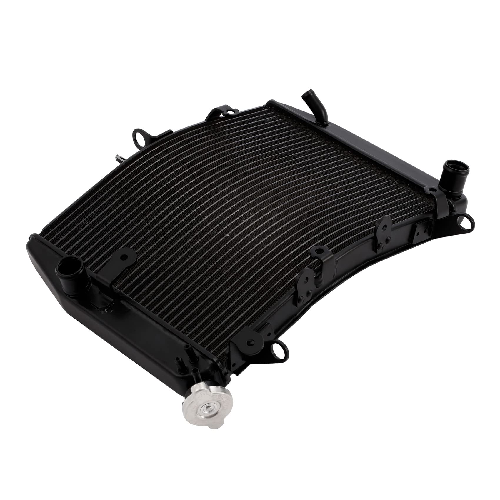 High-Performance TCT-MOTORPARTS Engine Cooler Radiator for Yamaha YZF R6 (2003-2004) & R6S (2006-2010) - Enhanced Cooling System for Motorcycle Racing & Daily Commuting