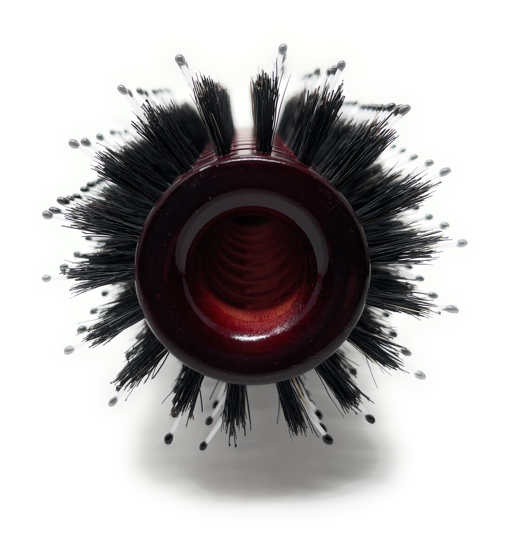 Philips Brush Vent Barrel Reinforced Polytipped Bristle Wood Handle Hair Dry Brush - Professional Styling Tool for Salon & Home Use - Perfect for Blowouts, Volume & Smoothing