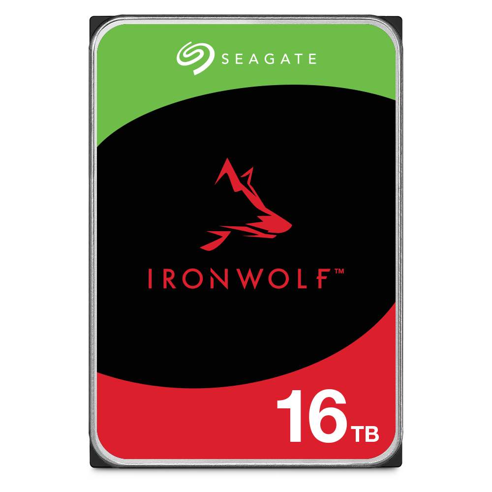 Seagate IronWolf 16TB NAS Internal Hard Drive HDD - 3.5 Inch SATA 6Gb/s 7200 RPM 256MB Cache for RAID Network Attached Storage, Data Backup & Media Servers