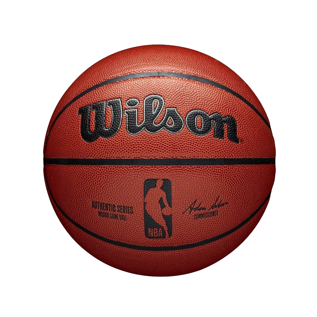 Wilson NBA Authentic Indoor Basketball - Official Game Ball for Professional Play, Training & Gym Use - Premium Composite Leather, Optimal Grip & Durability - Perfect for Courts, Leagues & Home Practice