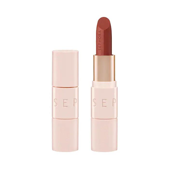 Sephora Matte Velvet Lipstick - Long Lasting Liquid Lipstick (4 Never Ashamed) - Perfect for Date Night & Special Occasions