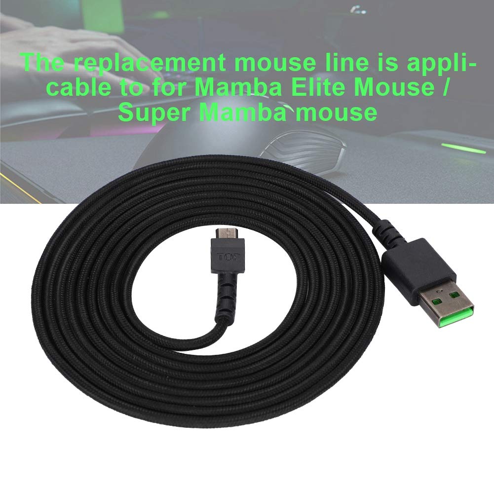Premium 2.2M Gaming Mouse Cable for Razer/Super Mamba - Pure Copper Core USB Cable for Enhanced Gaming Performance | Perfect for Esports, PC Gaming & Professional Setup