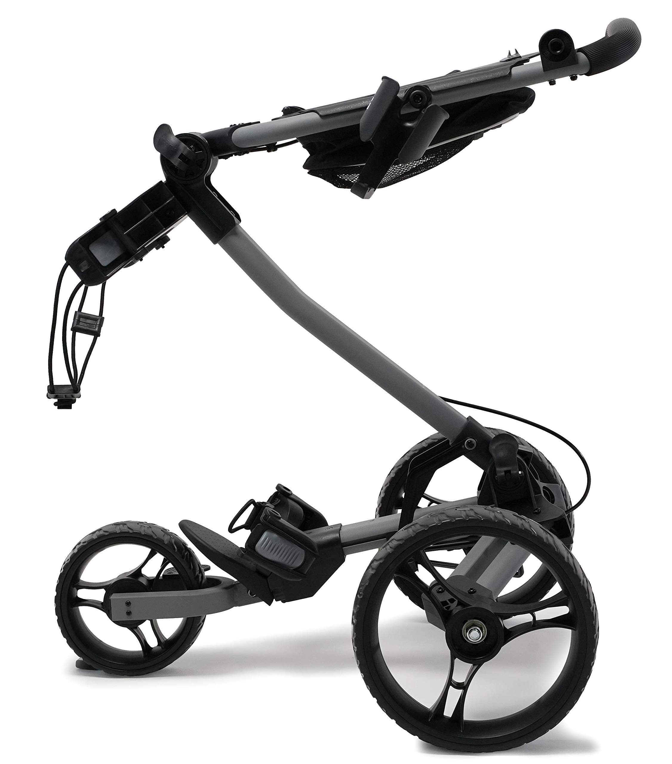 Lightweight Folding Golf Push Cart with Adjustable Bag Stand | Portable Golf Cart for Men & Women | Perfect for Golf Courses, Driving Range & Outdoor Practice