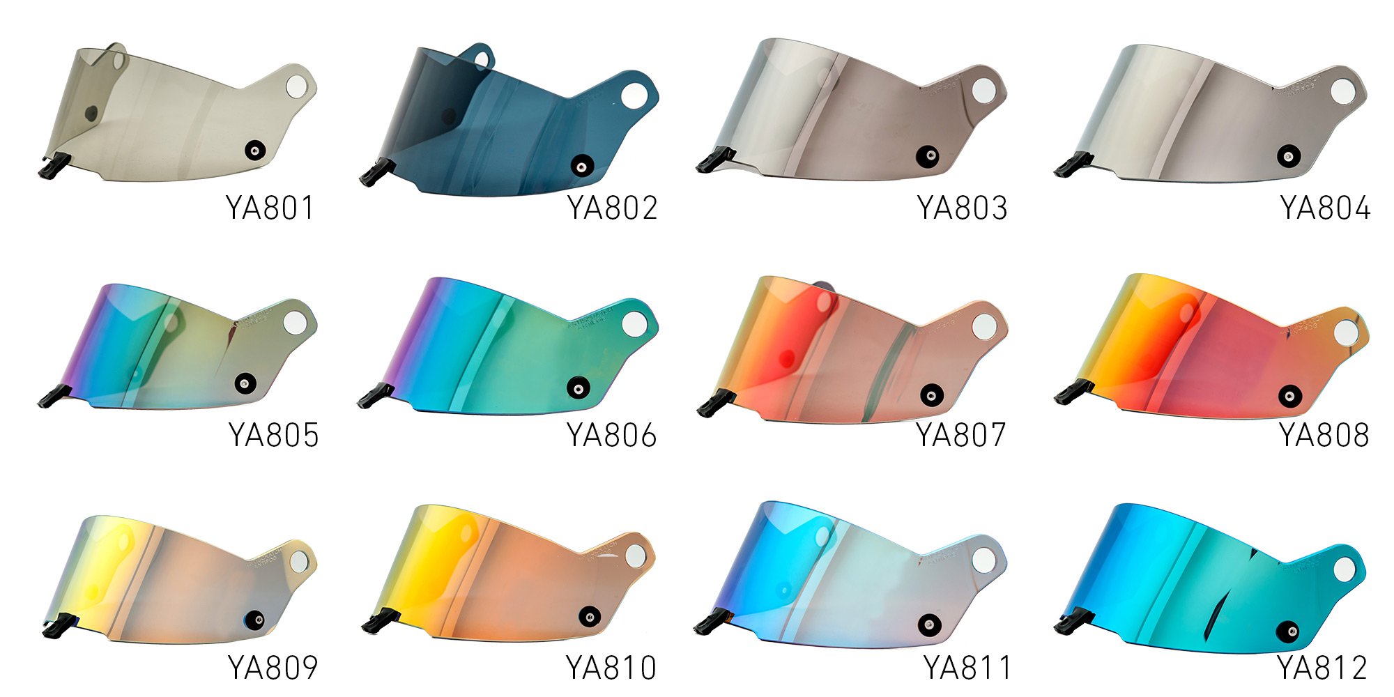 Stilo YA0800 ST5 Clear Visor Helmet Shield - High-Quality Replacement Visor for Motorcycle & ATV Helmets - Perfect for Off-Road Riding, Racing & Adventure Sports