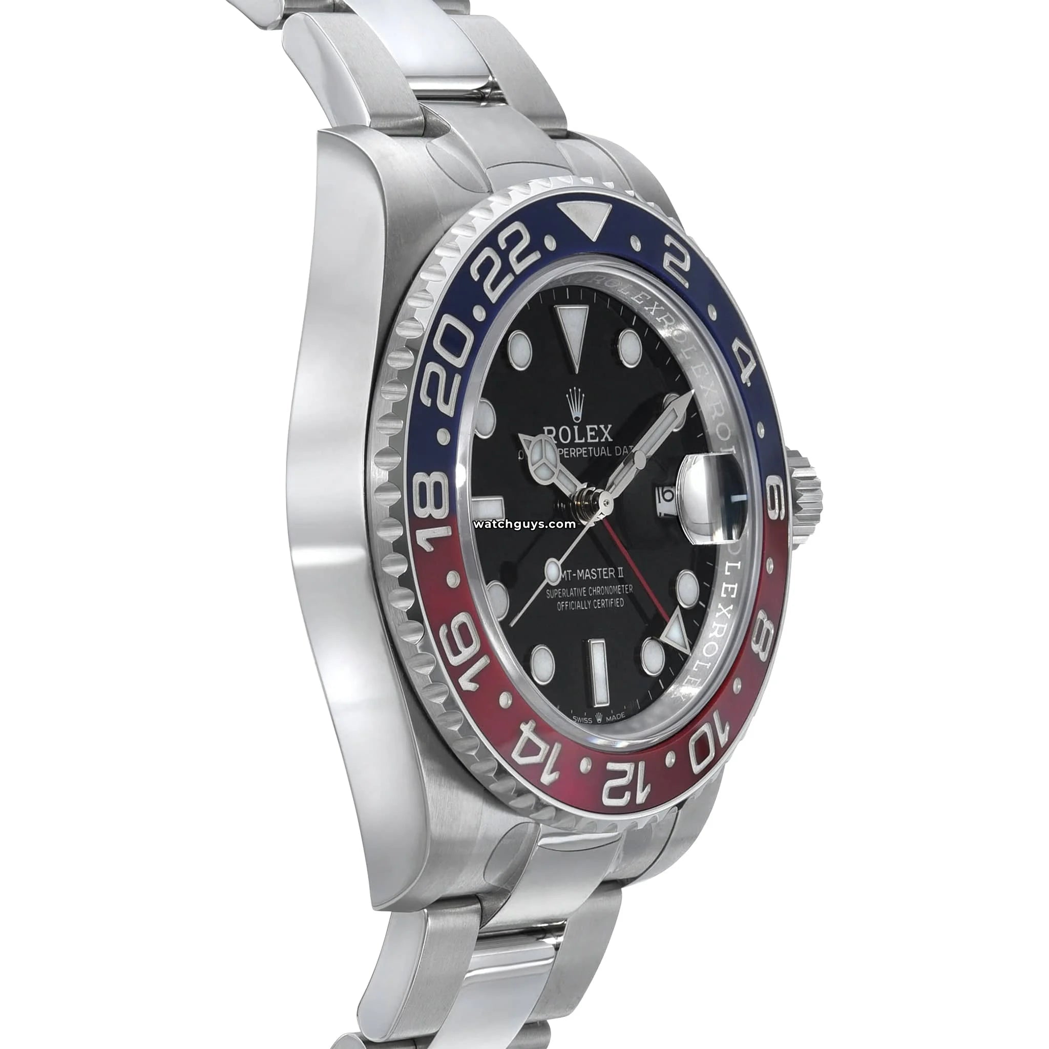 Rolex GMT Master II 126710BLRO Pepsi Watch - Luxury Swiss Automatic Men's Timepiece with Red & Blue Ceramic Bezel - Perfect for Travel, Business & Collectors