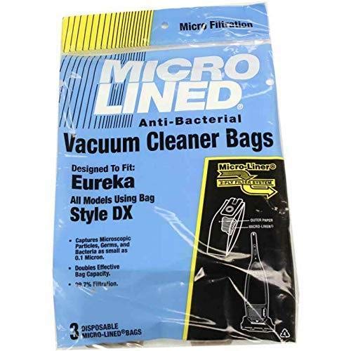 DVC Eureka Style DX Micro Allergen Vacuum Cleaner Bags - 9 Pack | Made in USA | HEPA Filtration for Dust Mites & Pet Hair | Ideal for Allergy Sufferers & Home Cleaning