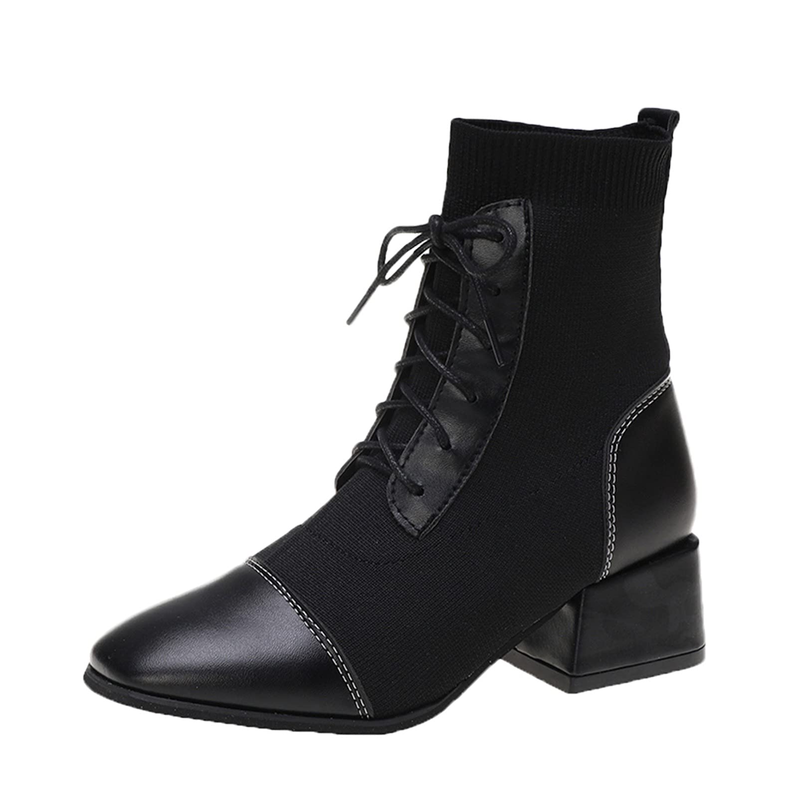 Eduavar Women's Comfortable Arch Support Ankle Boots - Stylish Dressy Western Boots for Casual & Work Wear - Perfect for Office, Parties & Everyday Use