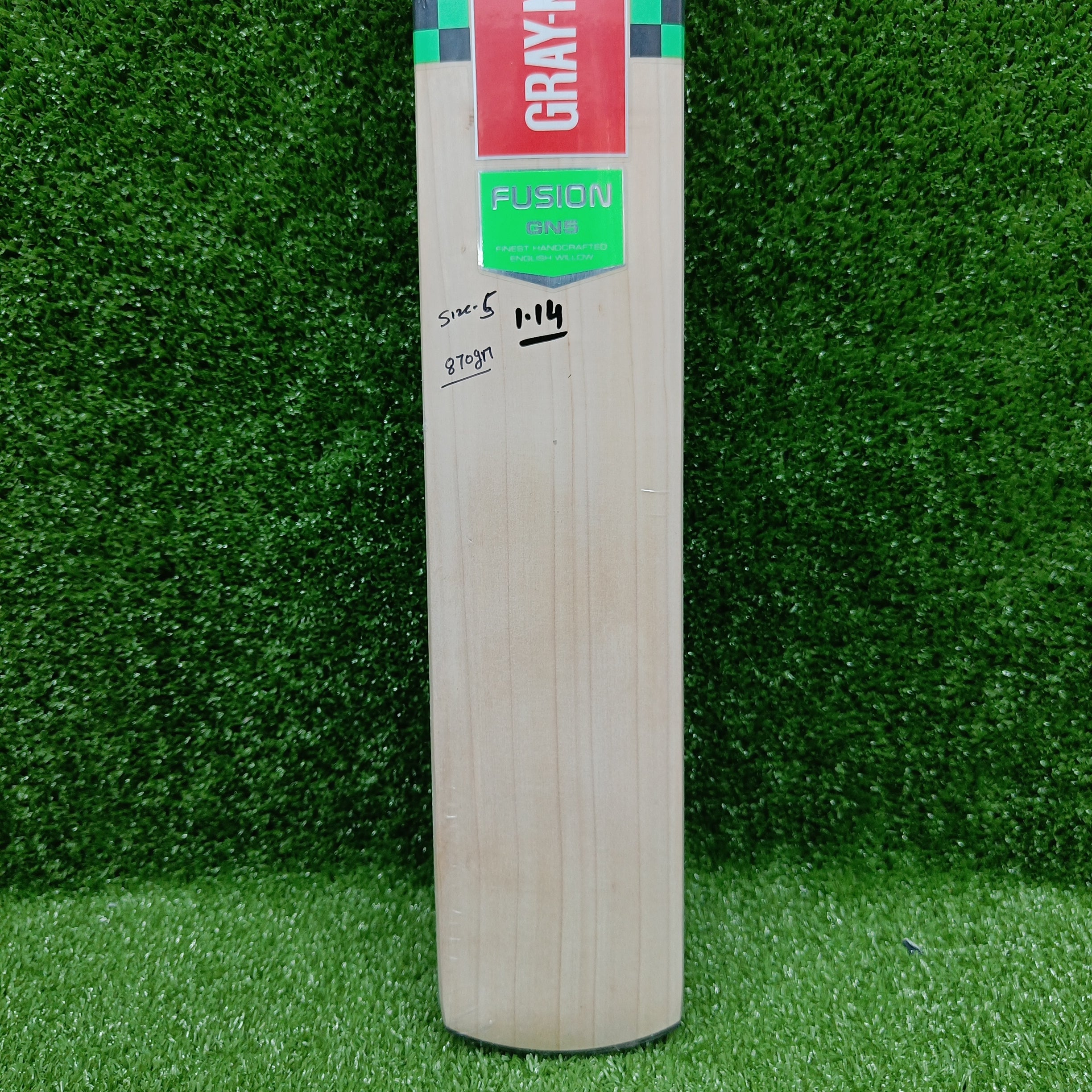 Gray Nicolls 5 Fusion Junior/Youth English Willow Cricket Bat - Perfect for Young Cricket Players & Training Sessions