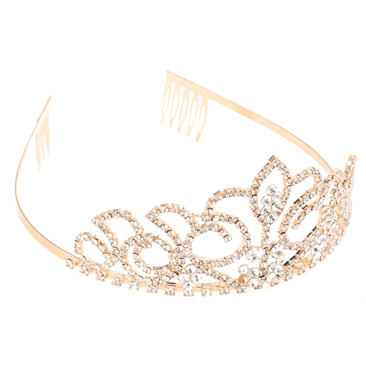 Sparkling Crystal Rhinestone Tiara Headband for Brides – Elegant Wedding Crown for Bridal Party, Prom, Quinceañera & Special Occasions