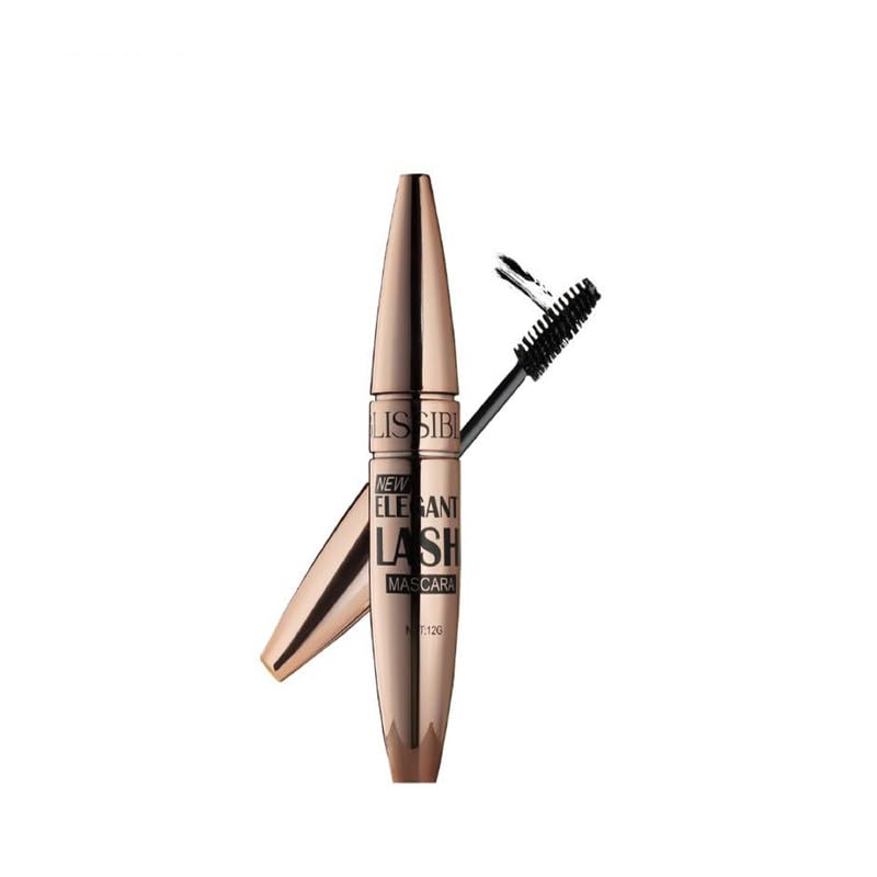 Blissible Volumizing & Lengthening Mascara - Waterproof, Smudge Proof, Long Lasting Curling Mascara for Dramatic Lashes - Up to 18 Hour Wear, Intense Black (12ml) | Perfect for Everyday Makeup, Date Nights & Special Occasions