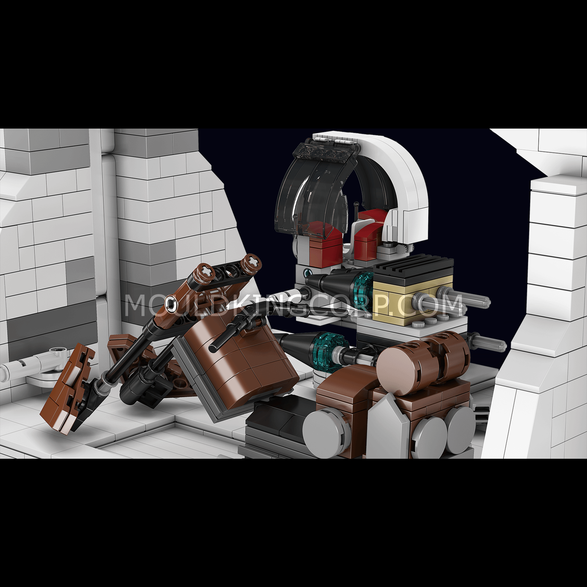 Mould King 21066 UCS Republic LAAT/I Gunship Building Set - 8039 Pieces | Star Wars Clone Wars Model Kit for Adults & Collectors | Perfect for Display, Gifts & DIY Projects