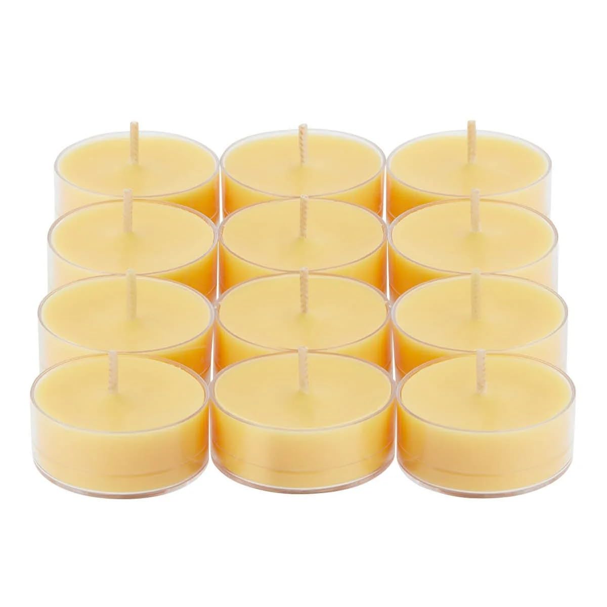 Sweet Apple Cinnamon Scented Tea Lights - 12 Pack for Aromatherapy & Gifts