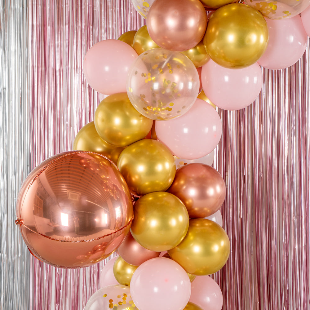 Pink and Gold Balloon Arch Garland Kit - 137 Pieces Balloon Decorations for Birthday, Wedding, Baby Shower & Party Decor
