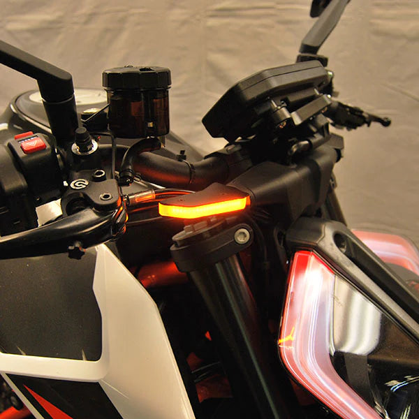 KTM SuperDuke 1290 LED Front Turn Signals - Compatible with 2014-2019 Models - High Visibility Motorcycle Indicators for Day & Night Riding