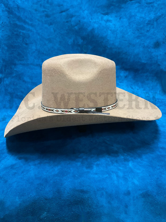 Resistol RWTMPE 9144P5 TEMPE 3X Western Felt Hat in Pecan - Stylish Cowboy Hat for Rodeo, Country Music Festivals & Outdoor Adventures