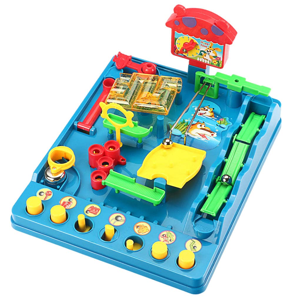 AMLESO Montessori Marble Maze Puzzle Board Game - STEM Educational Toy for Kids - Develops Critical Thinking & Fine Motor Skills - Perfect for Classroom Learning & Family Game Night