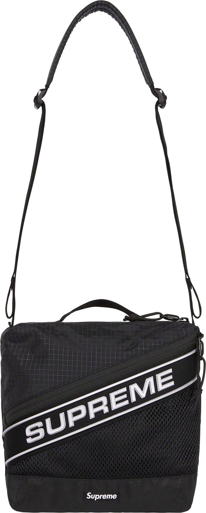 Supreme 55th Shoulder Bag for Men & Women - Durable Crossbody Bag with Adjustable Strap - Perfect for Travel, Work & Everyday Use - Black