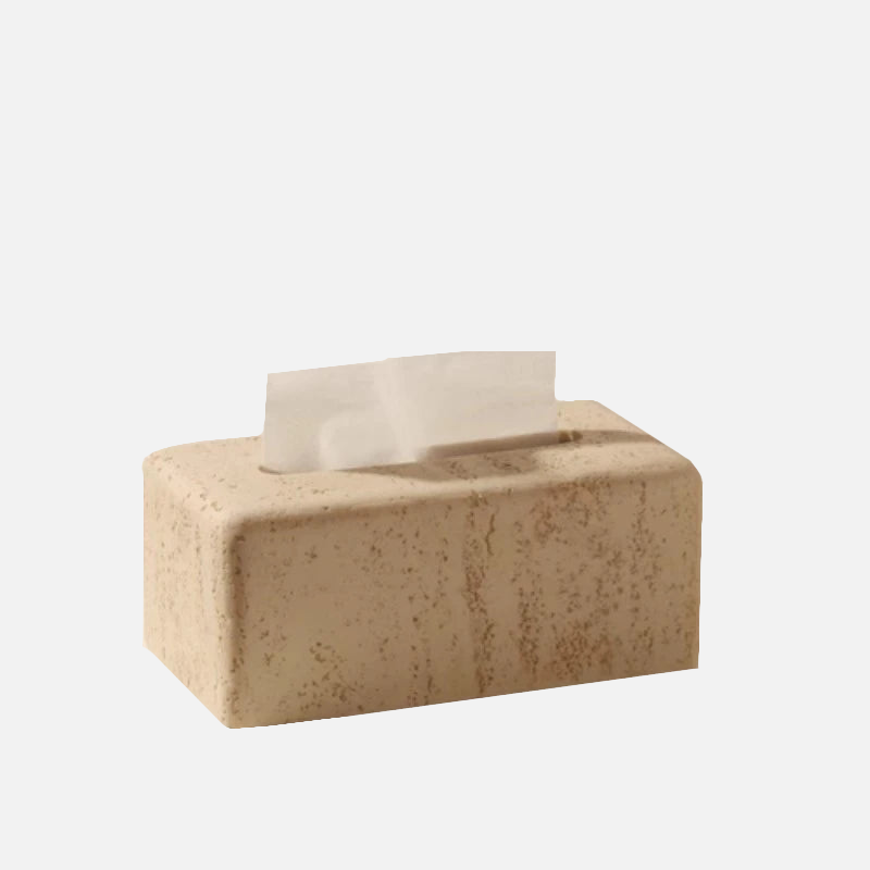 Natural Travertine Cave Stone Bathroom Accessories Set - Soap Dispenser, Toothbrush Holder & Tumbler - Spa Style Home Decor for Modern Bathrooms, Luxury Hotel Style Upgrade