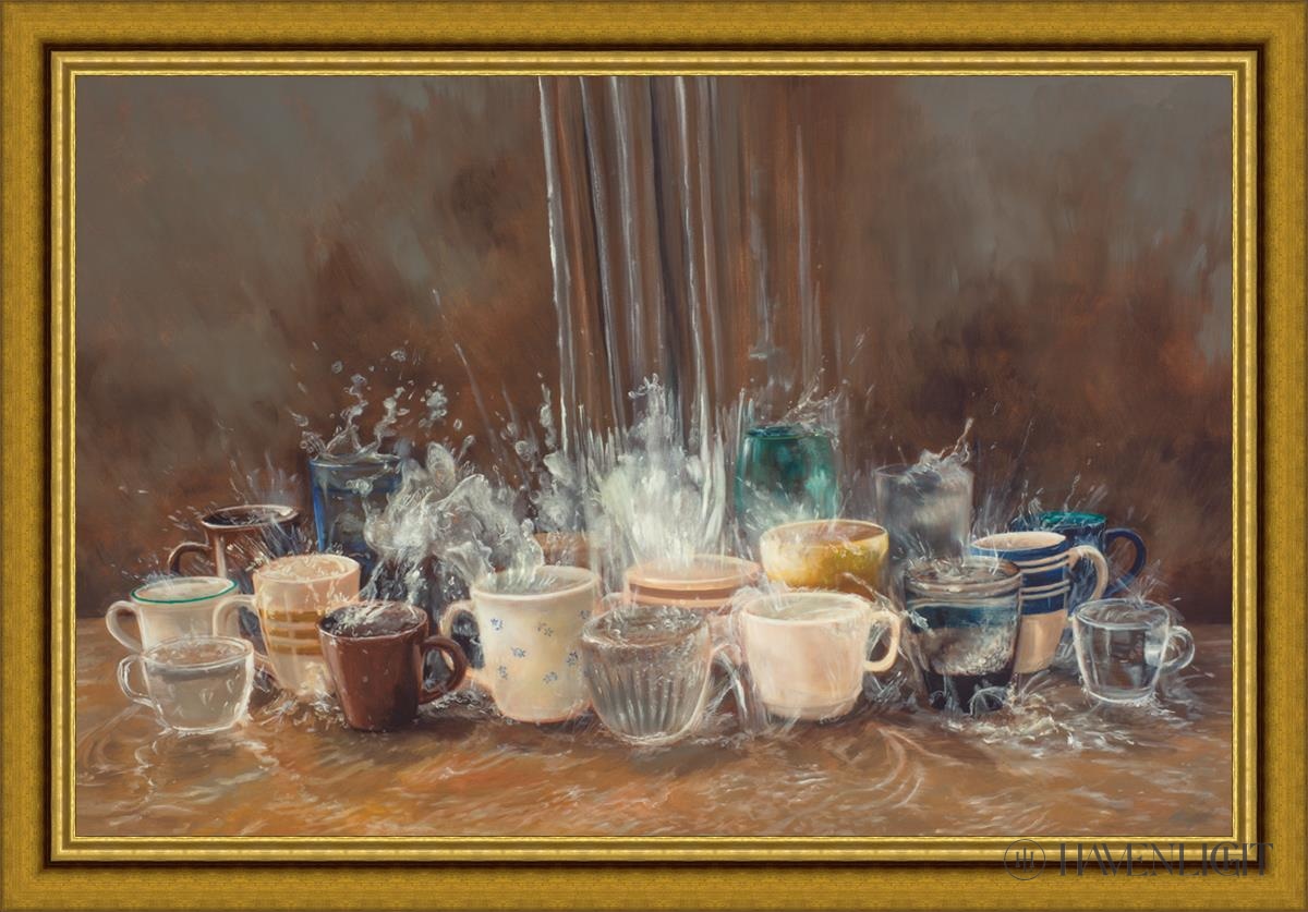 Large Wall Art - Enough to Fill Every Cup | Perfect for Living Room, Bedroom & Office Decor