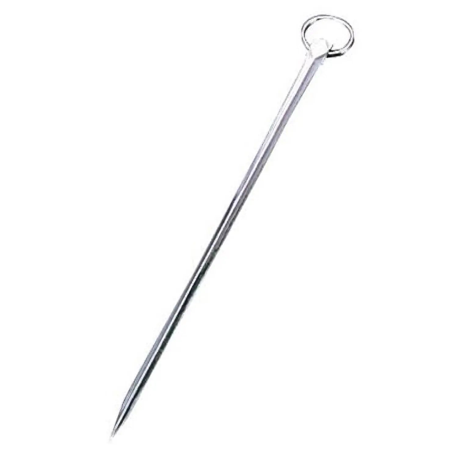 Premium EBM Stainless Steel BBQ Skewers - 12 Inch Metal Grilling Sticks for Shish Kabob, Meat, Vegetables - Reusable & Dishwasher Safe - Perfect for Outdoor Cooking, Camping, and Backyard BBQs
