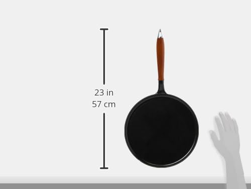 Staub 11-Inch Cast Iron Crepe Pan with Spreader & Spatula - Matte Black, Made in France | Non-Stick French Crepe Maker for Breakfast, Brunch & Dessert | Perfect for Home Cooking & Professional Kitchens