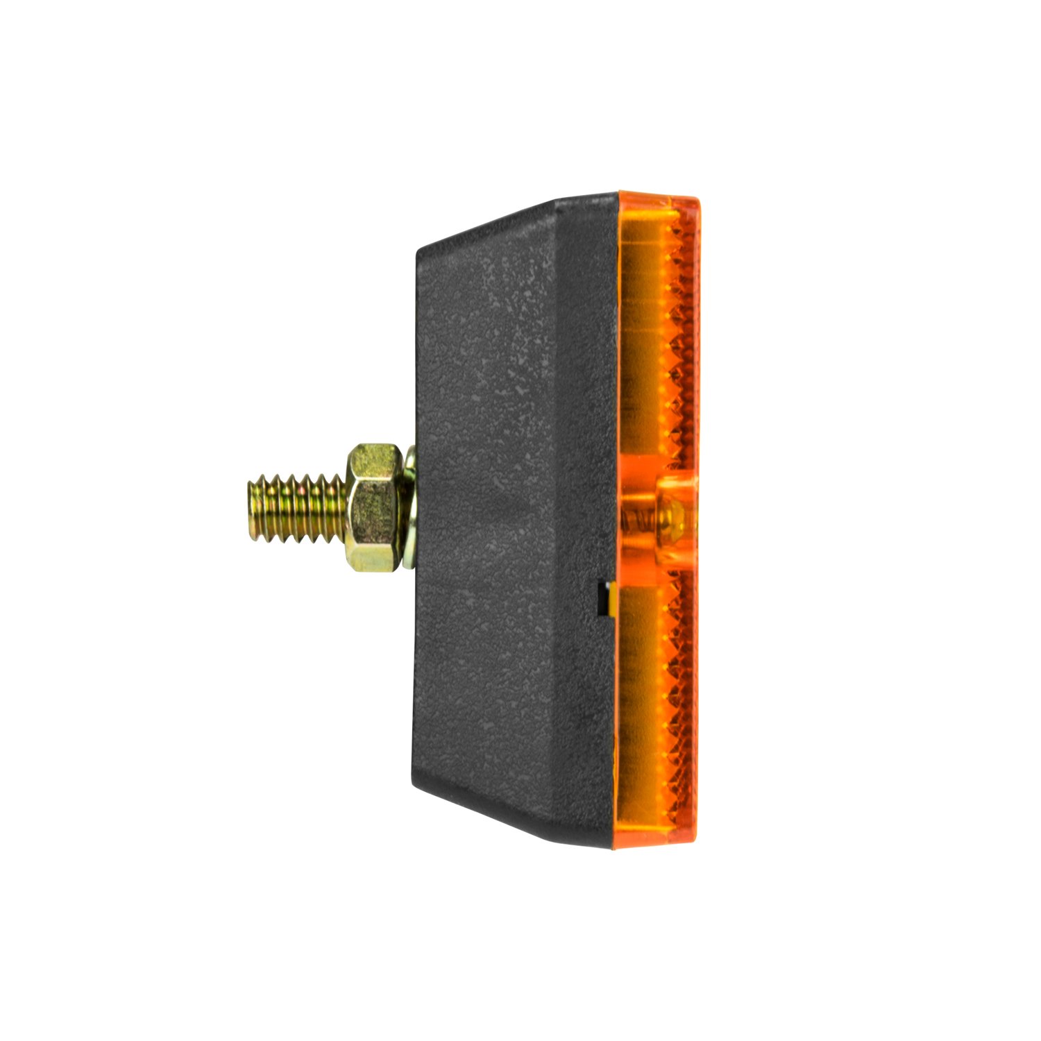 Blazer International T423BA-60 Rectangular Amber Clearance Side Marker Lights with Reflex Reflector - 60 Pack for Trucks, Trailers & Commercial Vehicles Safety Lighting