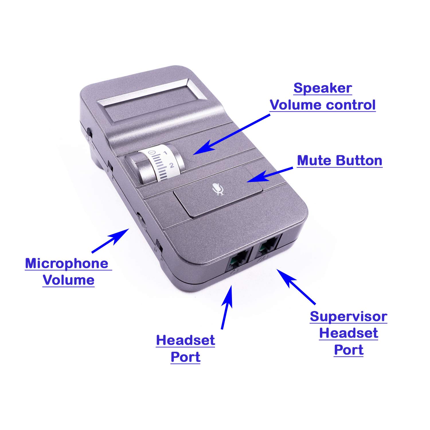 INNOTALK Professional Monaural Office Headset with Noise Cancellation - Compatible with Avaya ATT T7316, T7316e, MLS-12 & Most Desk Phones - Includes Digital Amplifier for Clear Calls - Ideal for Call Centers, Office Communications & Remote Work