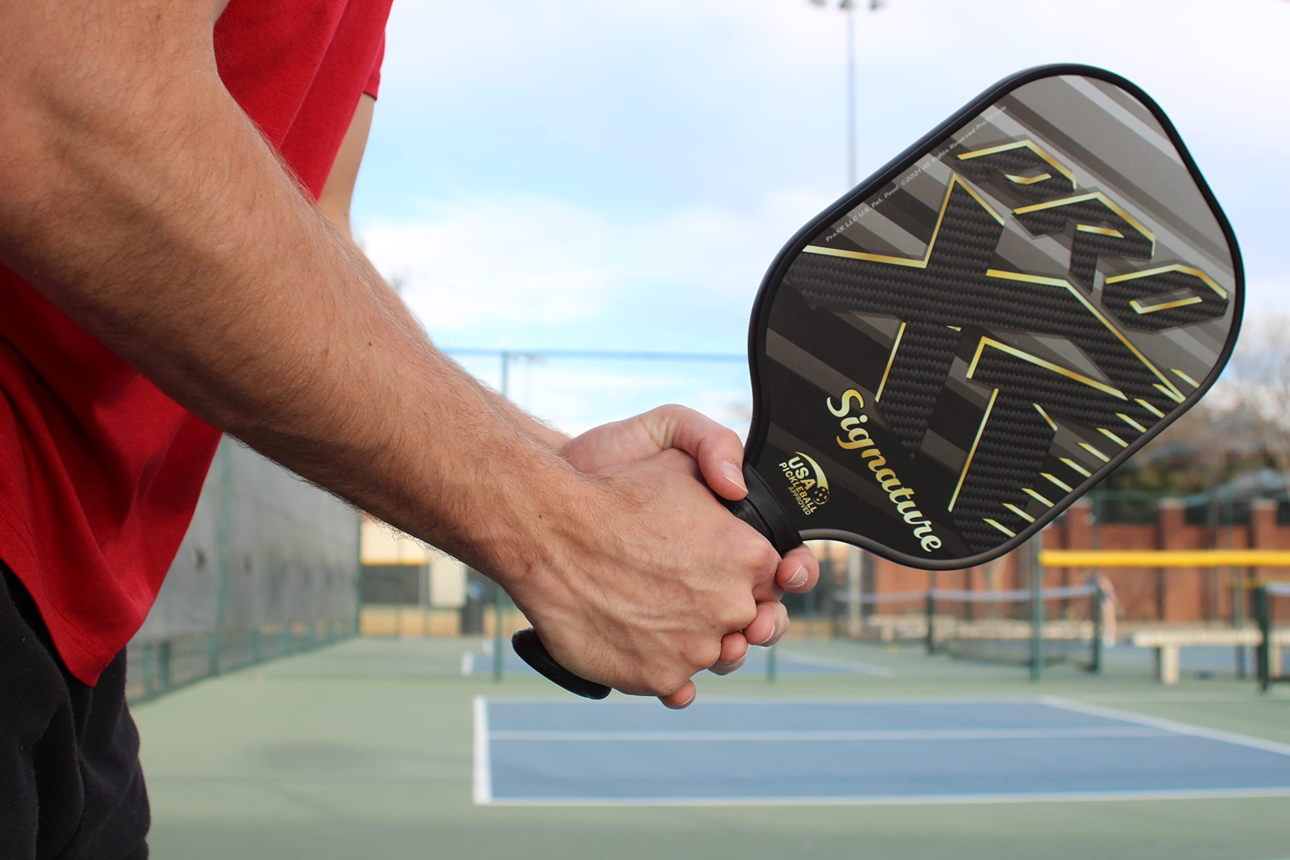 ProXR Signature Graphite Pickleball Paddle with Cover - Premium Lightweight Pickleball Racket for Indoor & Outdoor Play - Perfect for Beginners & Advanced Players