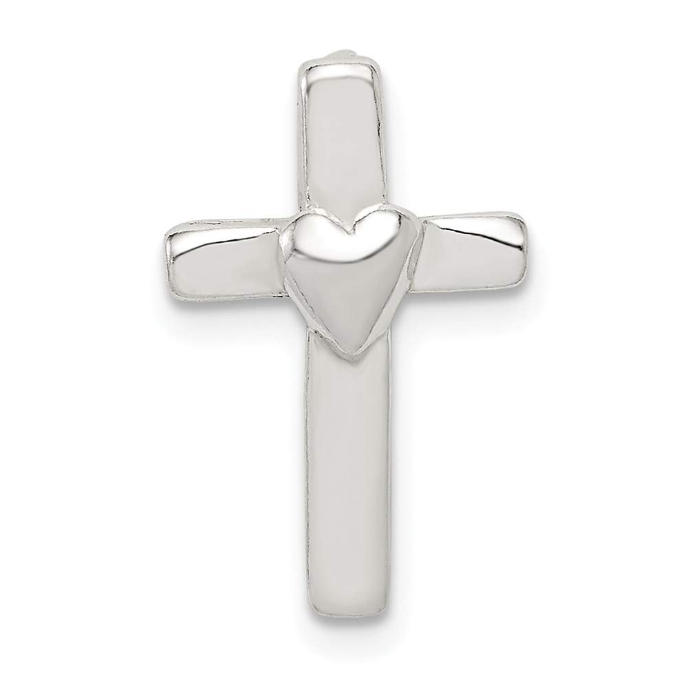 Roy Rose Jewelry Sterling Silver Small Cross Pendant Necklace for Women - Perfect for Everyday Wear, Gifts & Religious Occasions