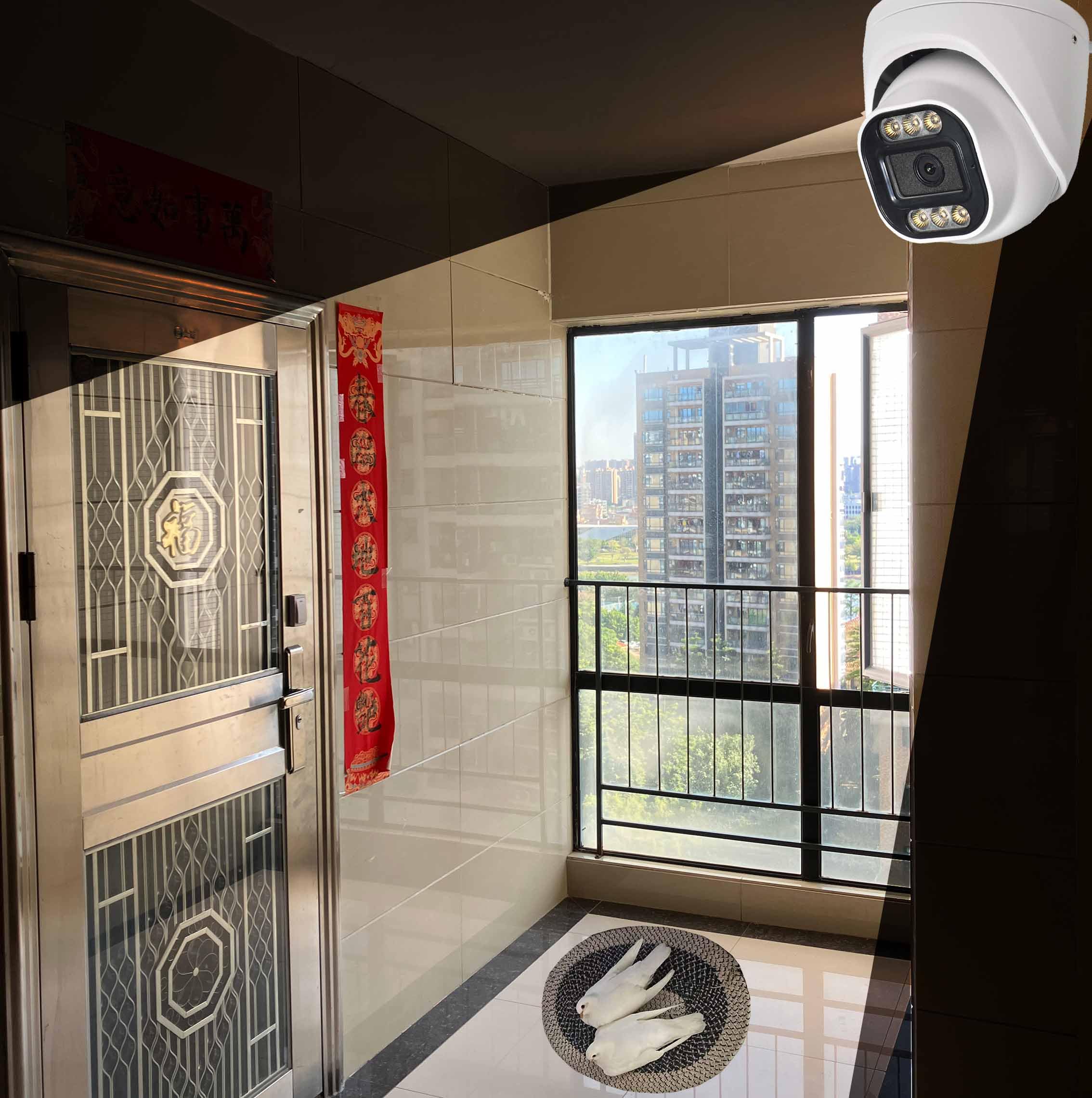 4MP POE IP Security Camera Outdoor, 4.0 Megapixel HD Network Surveillance System with 3.6mm Lens & IR Night Vision, Waterproof for Home/Business Security Monitoring