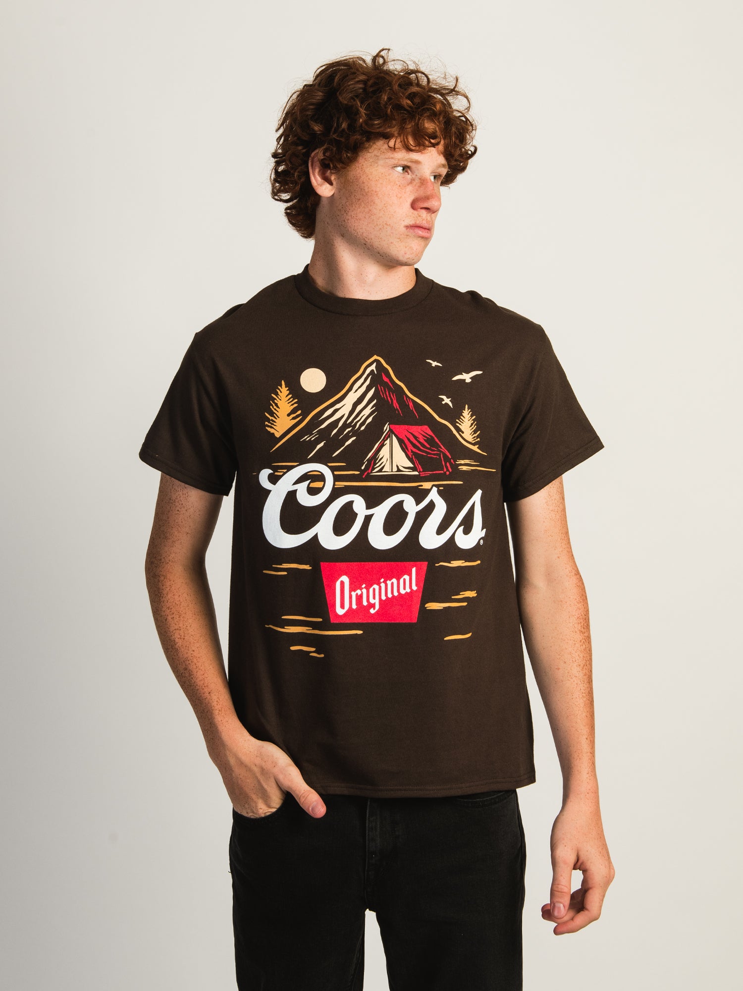 Coors Camping T-Shirt - Lightweight, Breathable Cotton Tee for Outdoor Adventures & Casual Wear