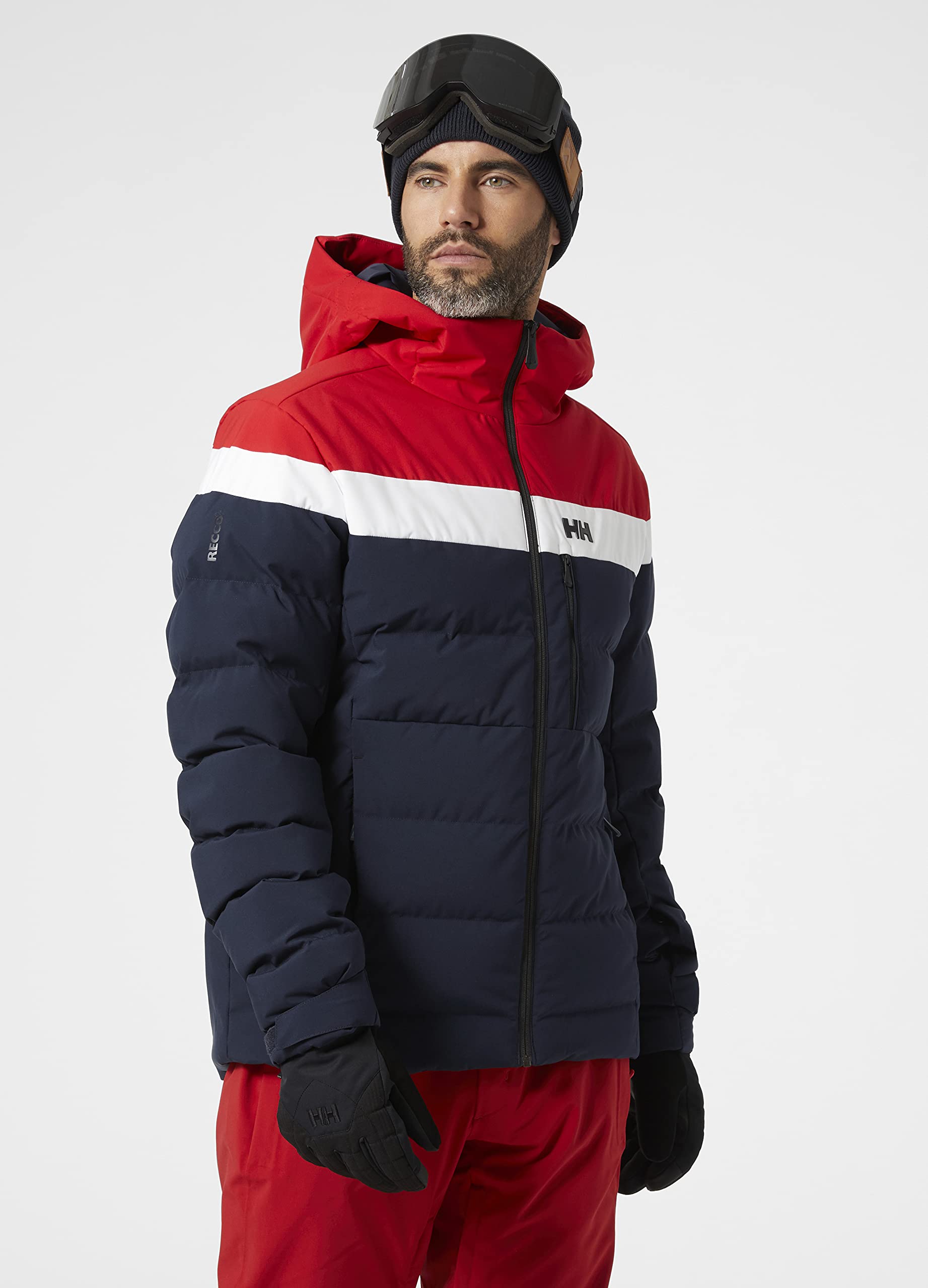 Helly Hansen Men's Bossanova Insulated Puffy Jacket - Lightweight Water-Resistant Winter Coat for Outdoor Activities, Hiking & Casual Wear (Pack of 1)