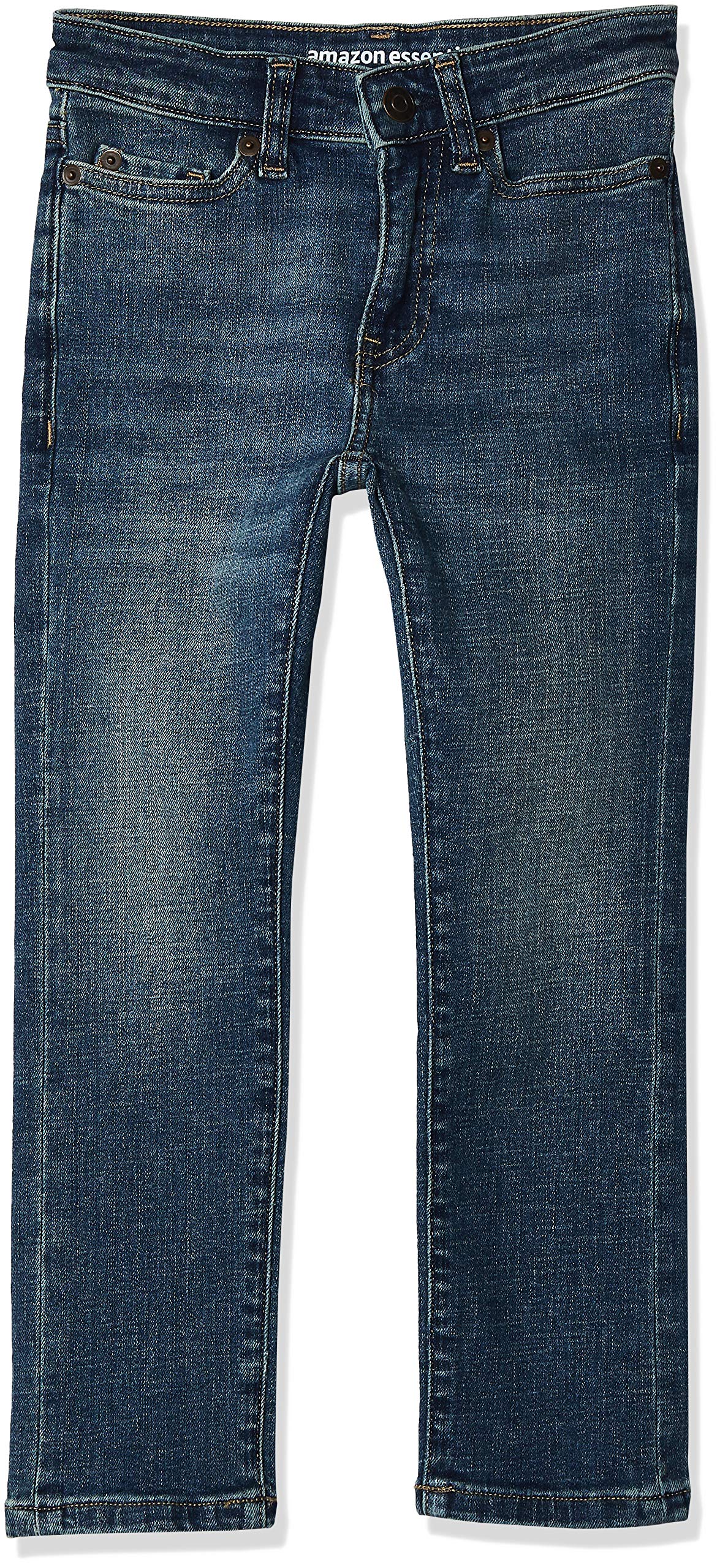 Amazon Essentials Boys' Stretch Slim-Fit Jeans - Comfortable & Durable Denim Pants for School, Play & Everyday Wear | Sizes 4-18