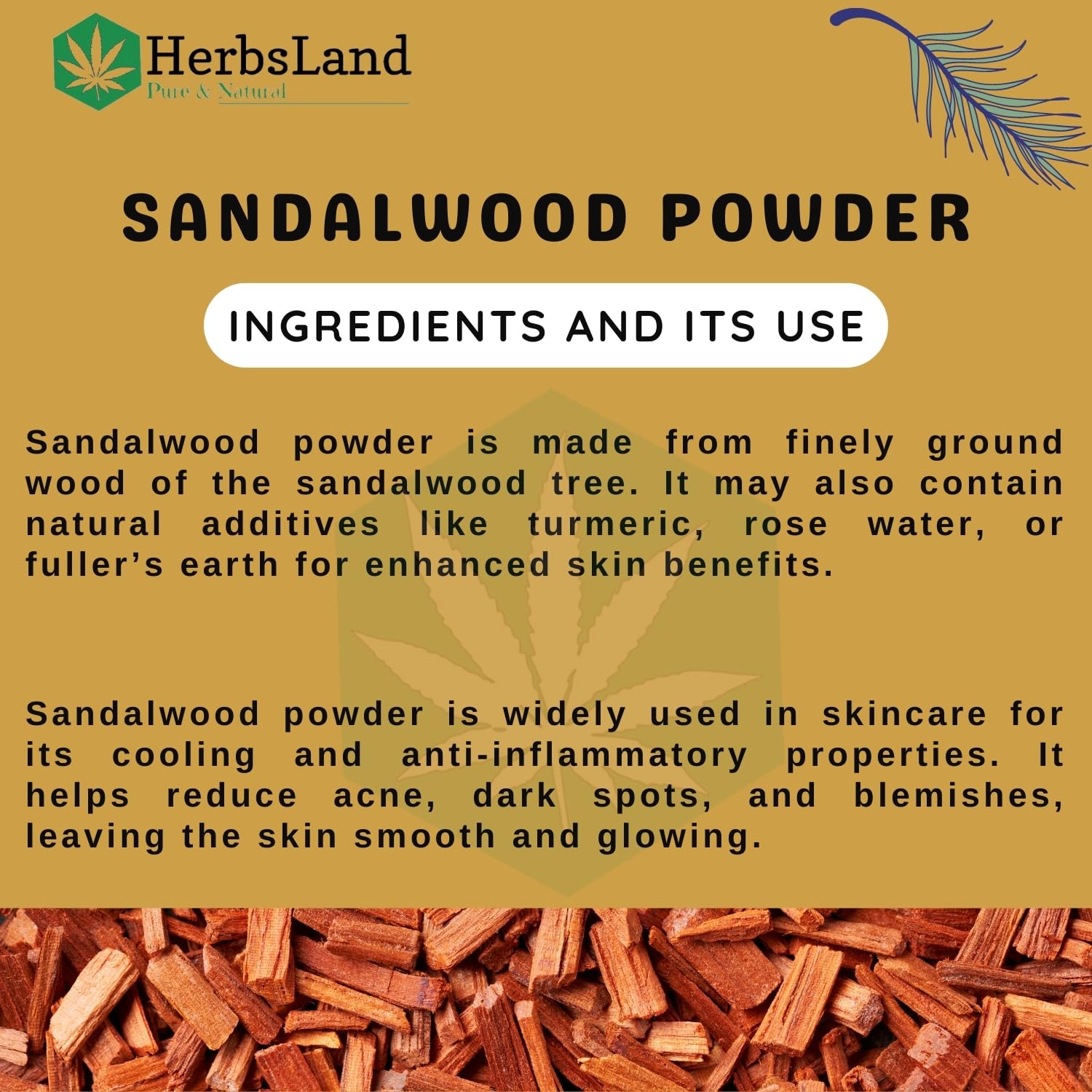 HerbsLand® 100% Natural Beetroot Powder (Beta Vulgaris Superfood) | Red Lentil Seed (Masoor Dal) Face Pack | Pure Sandalwood (Chandan) Powder for Glowing Skin & Face Care - 100g Each | DIY Skincare, Natural Beauty Routine, Ayurvedic Treatment