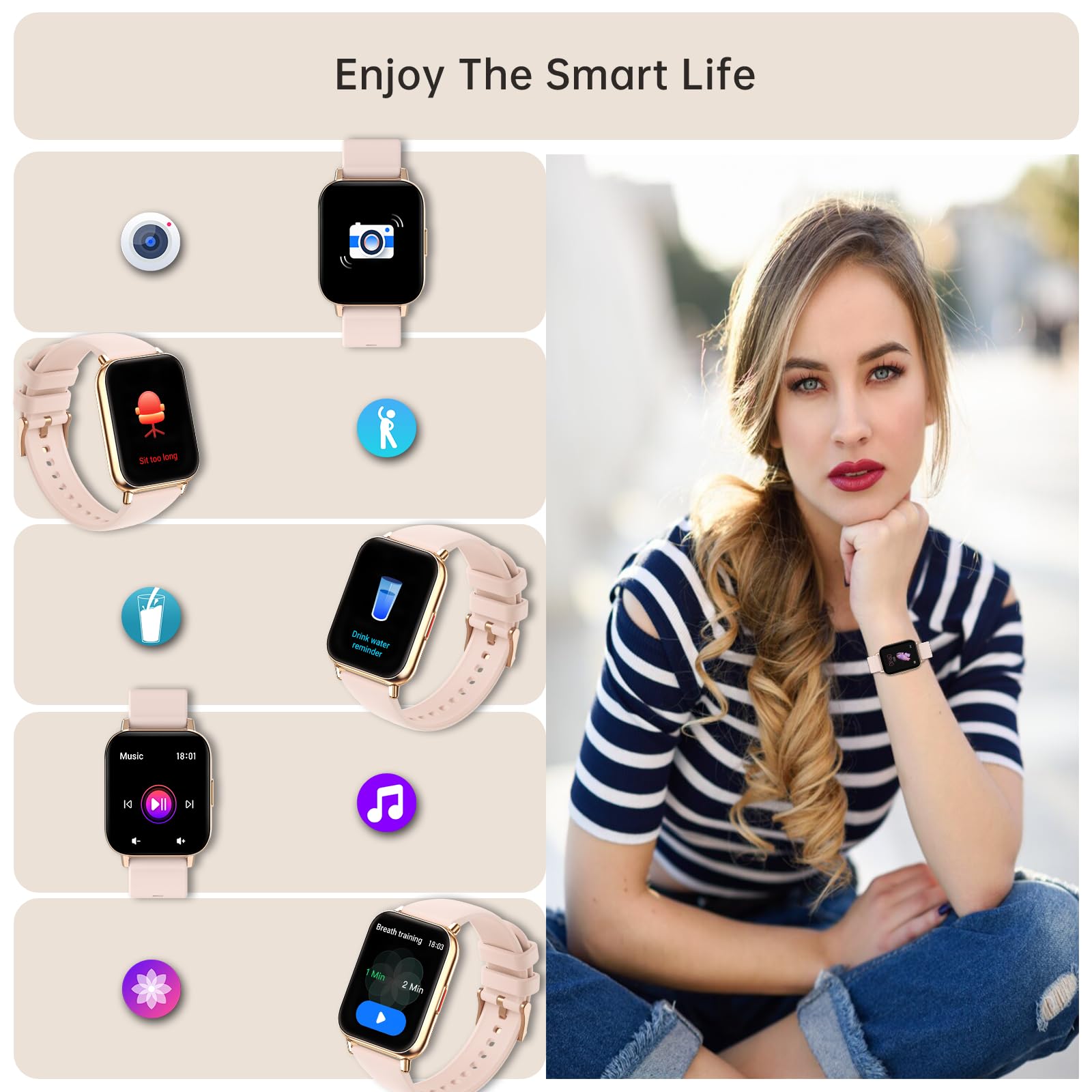 Smart Watch for Women - 1.85
