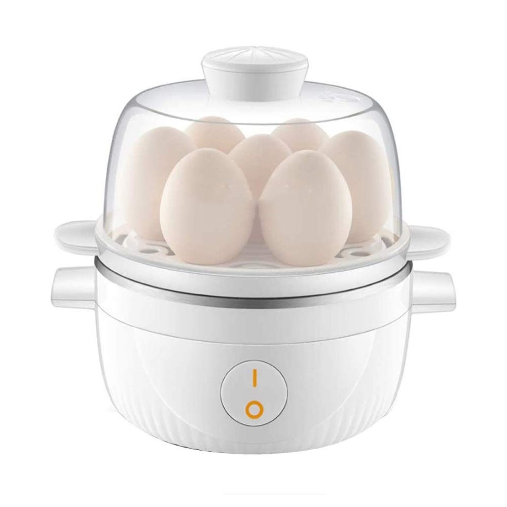 YXBDN Double-Layer Egg Steamer with Auto Shut-Off & Timer - Multifunctional Household Egg Cooker for Perfect Hard/Soft Boiled Eggs & Steamed Custard | Ideal for Breakfast, Meal Prep & Healthy Cooking