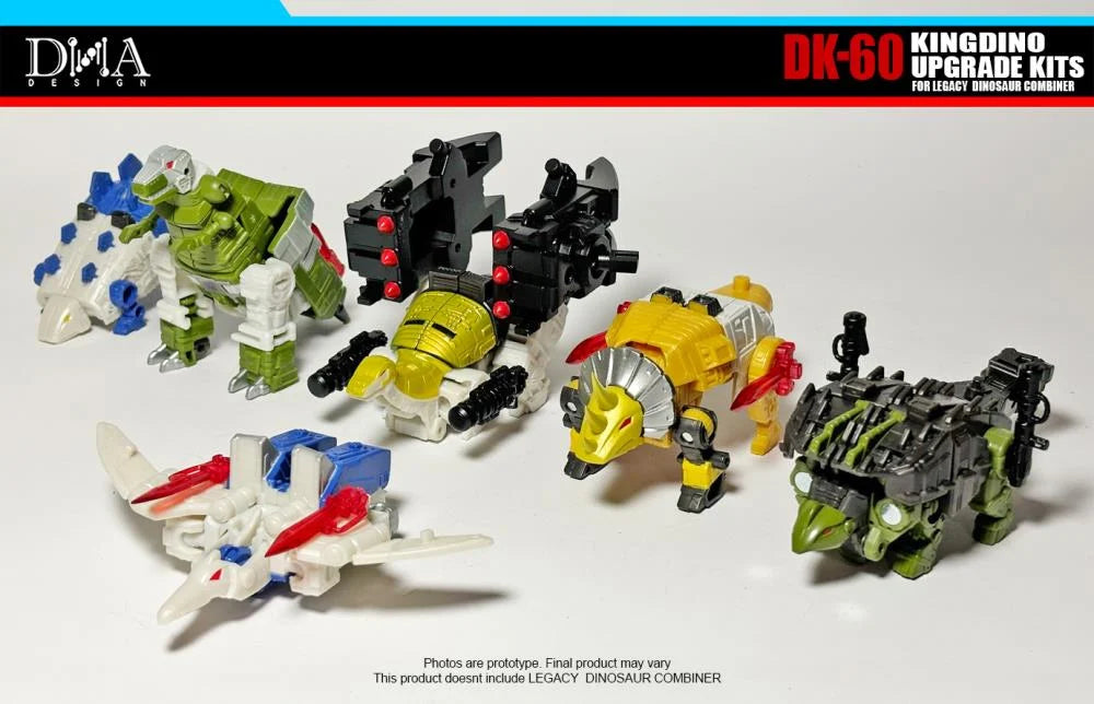 DNA Design DK 60 Upgrade Kit for Legacy Dinoking - Premium Replacement Parts for Transformers Collectors | Perfect for Display, Customization & Toy Restoration