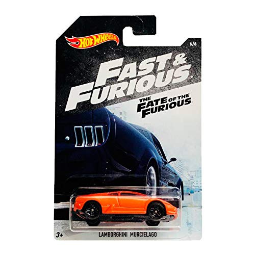 Hot Wheels Fast & Furious Lamborghini Murcielago 1:64 Scale Die-Cast Car - Limited Edition 6/6 Collectible Toy for Kids & Adults - Perfect for Racing Games, Movie Display & Gift Giving
