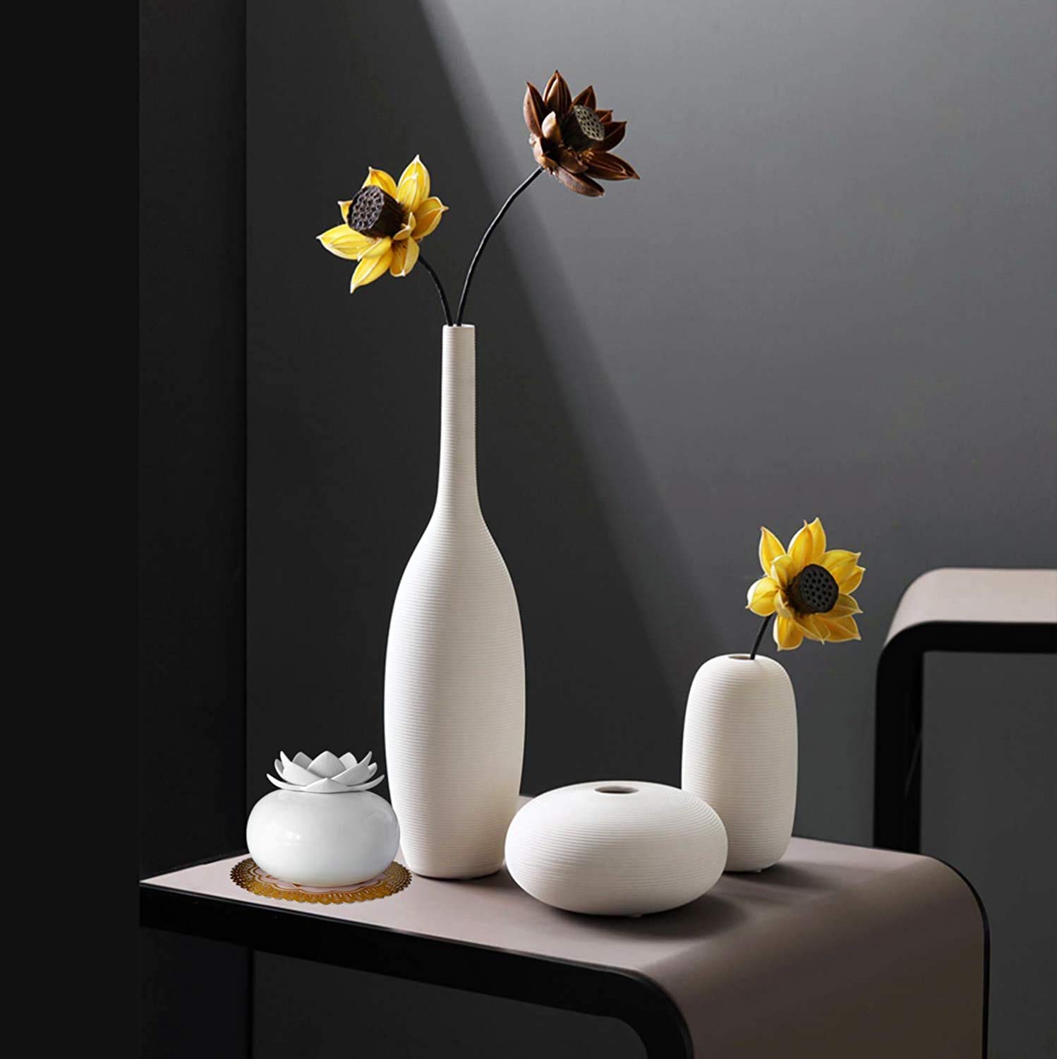 Premium Ceramic Essential Oil Diffuser for Home - Natural Aromatherapy Diffuser with Auto Shut-Off, Perfect for Bedroom, Office & Yoga Relaxation
