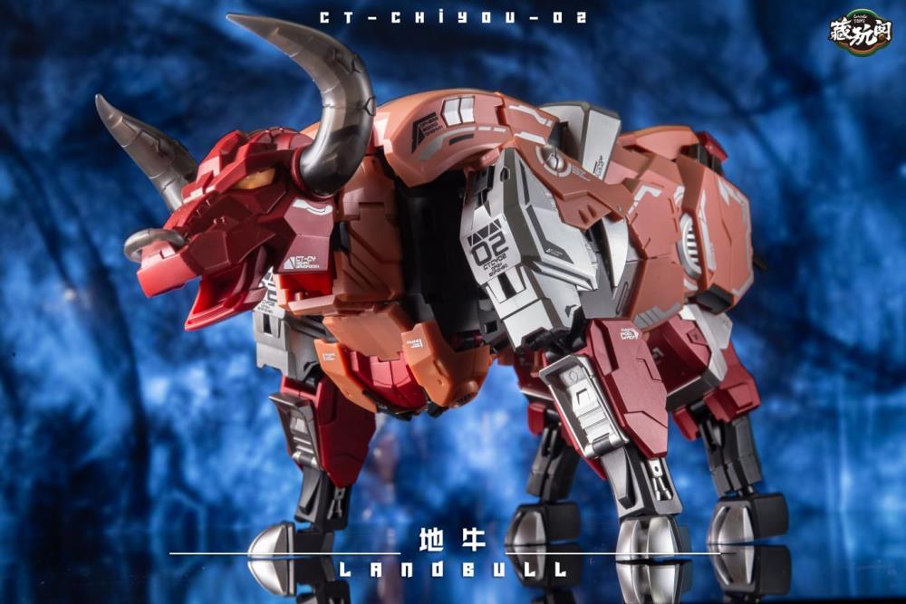 Cang Toys CT Chiyou 02 Landbull Collectible Action Figure - Highly Articulated Robot Toy for Display, Photography & Play - Perfect for Anime Fans & Collectors