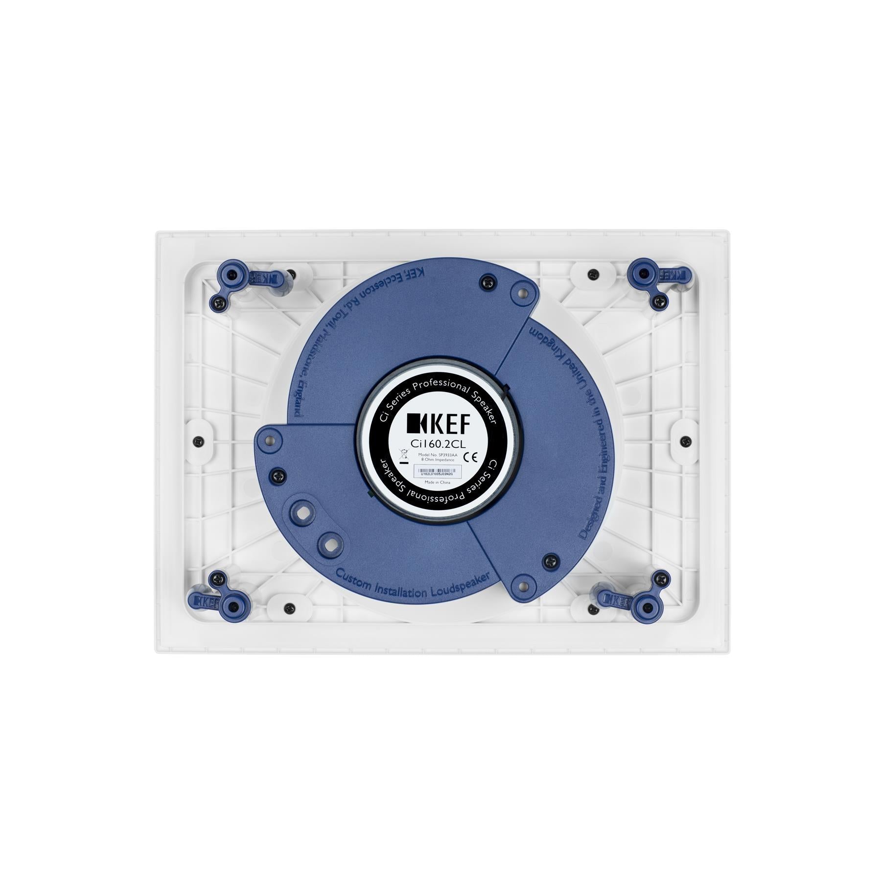 KEF Ci160.2CL In-Wall Speaker - Premium C Series Home Audio System for Immersive Sound | Perfect for Home Theater, Living Room & Background Music