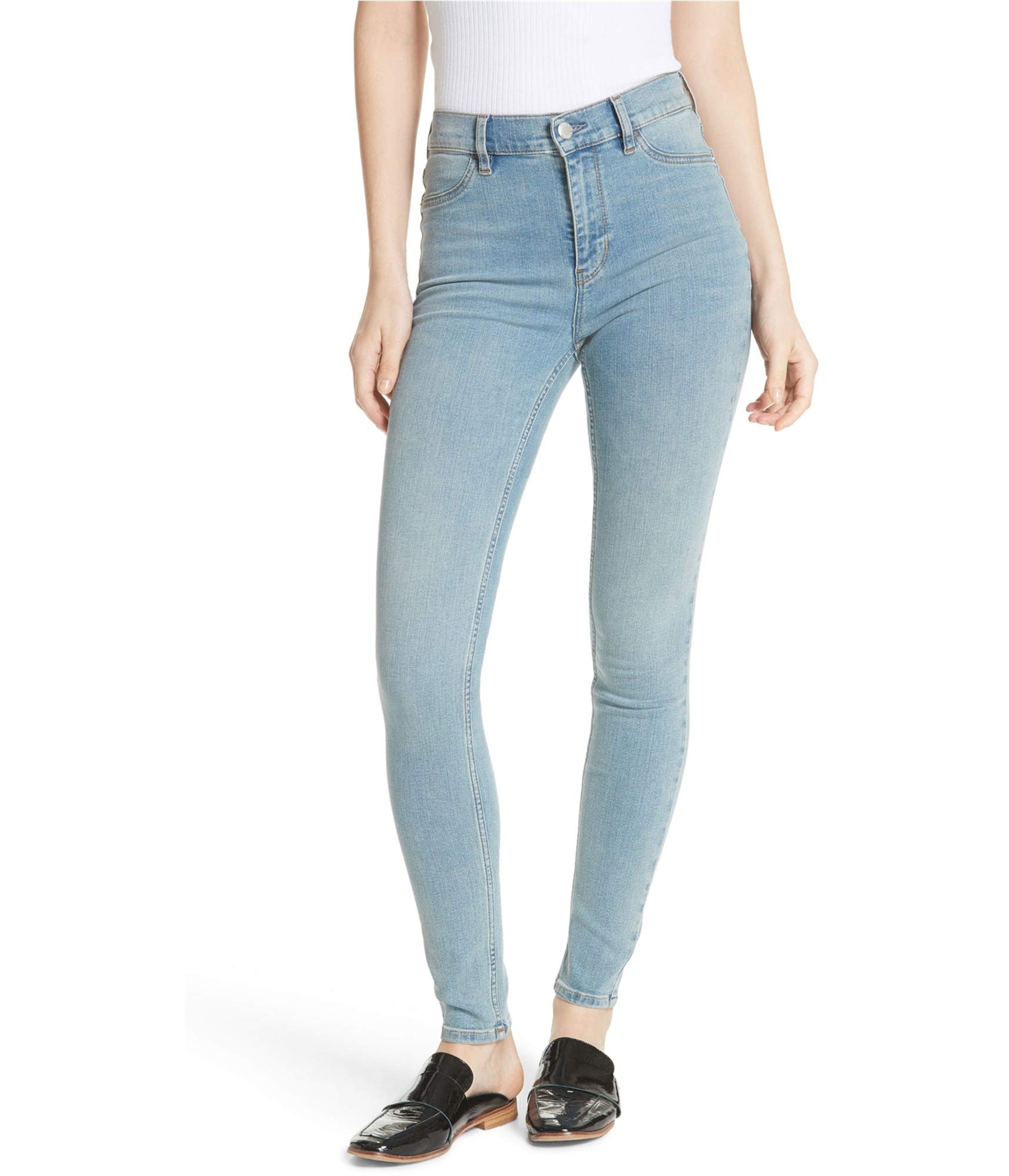 Free Women's Denim Fitted Jeans - High Waist Slim Fit Stretch Skinny Jeans for Women | Perfect for Casual Outfits, Date Nights & Office Wear